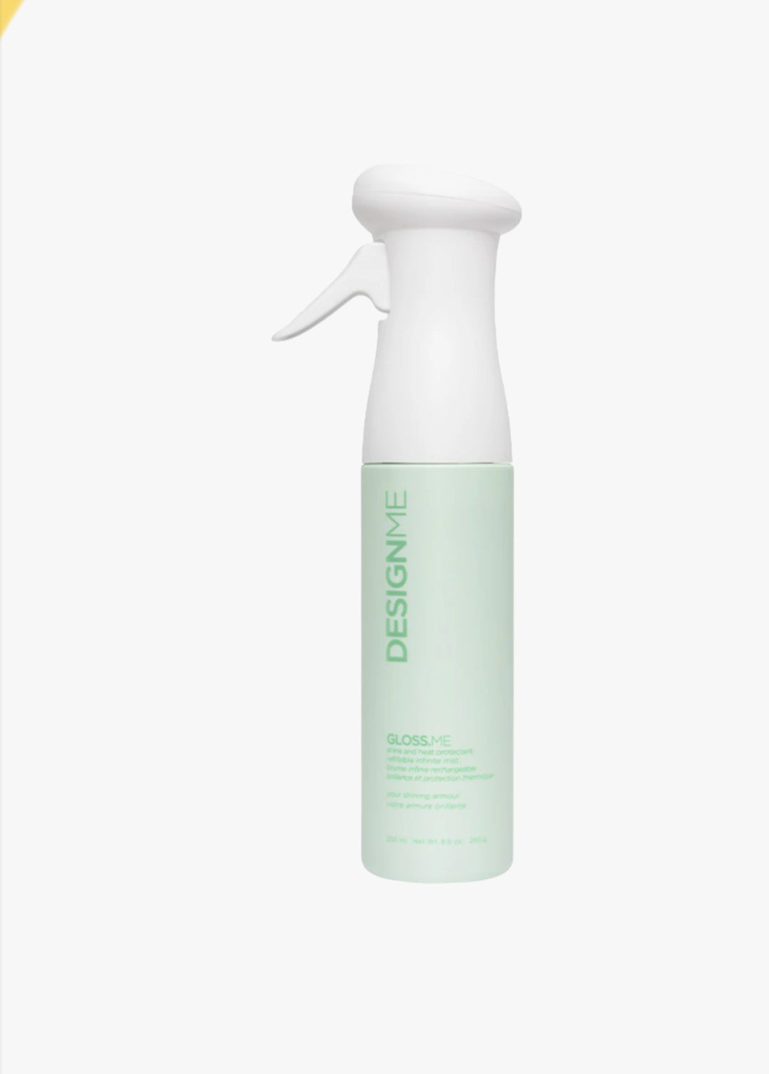 DESIGN ME Gloss me  Shine & Heat Protectant Infinite Mist Spray