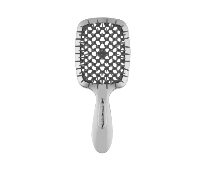 JANEKE Superbrush Vented Brush Silver Chrome