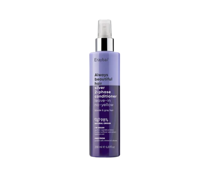 ERAYBA ABH No Yellow 2 Phase Silver Leave In Spray