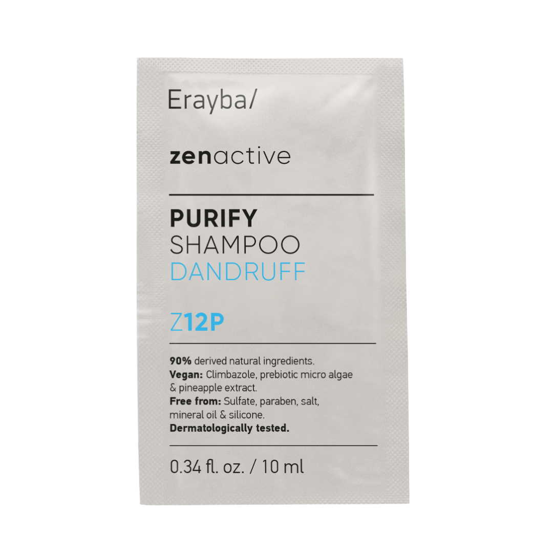 Zenactive ERAYBA Zenactive Z12P Dandruff Purifying Shampoo Sample – Saloniq.ca