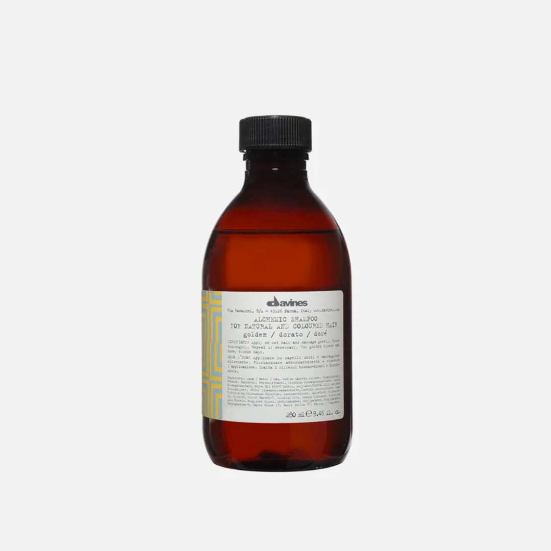 Davines Alchemic Shampoo for Natural and Coloured Hair (golden)