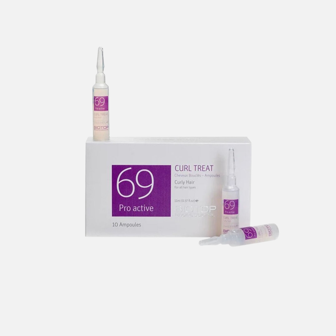 Biotop 69  Pro Active Curly Hair Curl Treat Ampoules